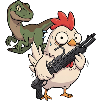 Steve, Alex, and chicken jockey from Minecraft on ChipHead's Minecraft server hosting page.